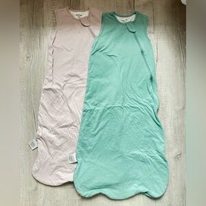 Set of 2 BubblePanda Baby Sleep Sacks 24-36 Months 100% Cotton 0.5 Tog